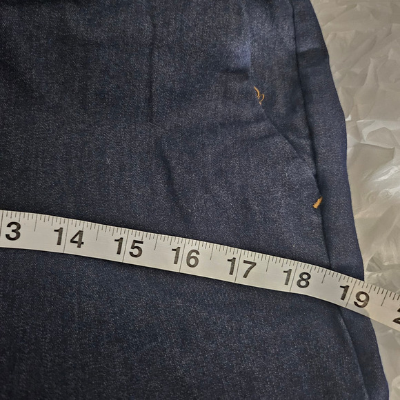 CHICOS Denim The Platinum Trouser Wide Leg Jeans sz 1 short - Picture 8 of 8